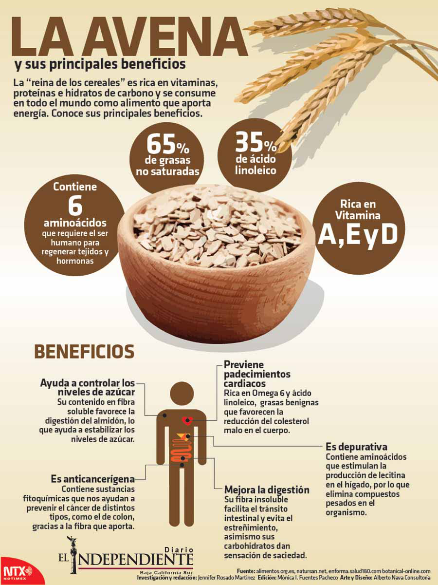 La avena y sus principales beneficios
