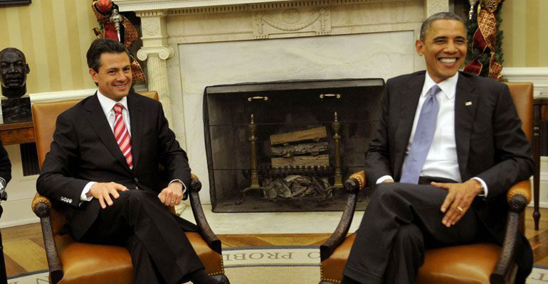 Obama y Peña hablan sobre reformas y migración