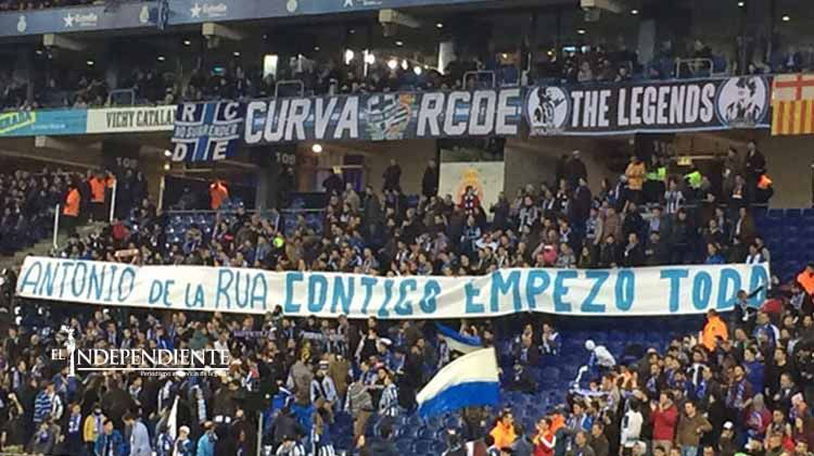 Pancarta ofensiva; la afición del Espanyol se mete con Shakira