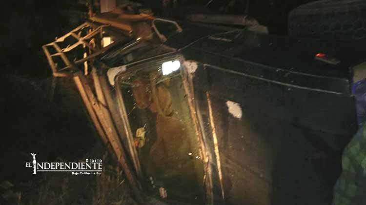 Choque en carretera La Paz – Todos Santos deja dos lesionados