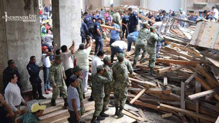 Suman cuatro muertos por derrumbe en Oaxaca