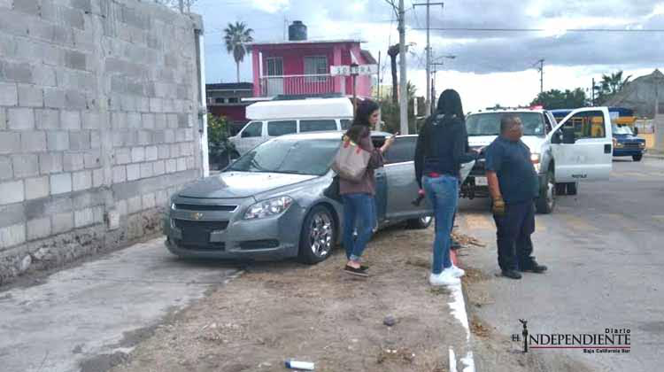 ¡Chocaron…Por no respetar alto de disco!