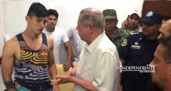Rescatan sano y salvo a Alan pulido