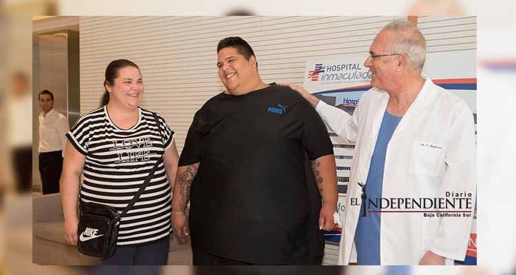 Hombre español perderá 200 kilos tras novedoso 'bypass' gástrico