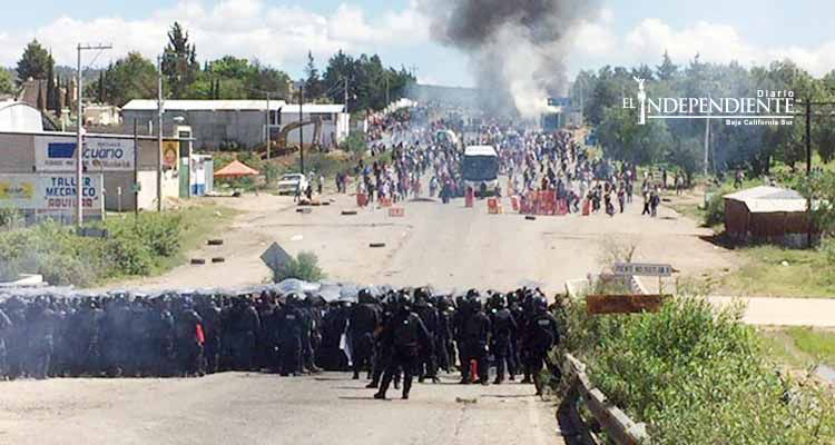 Confirman 3 muertos y 45 heridos por disturbios en Oaxaca