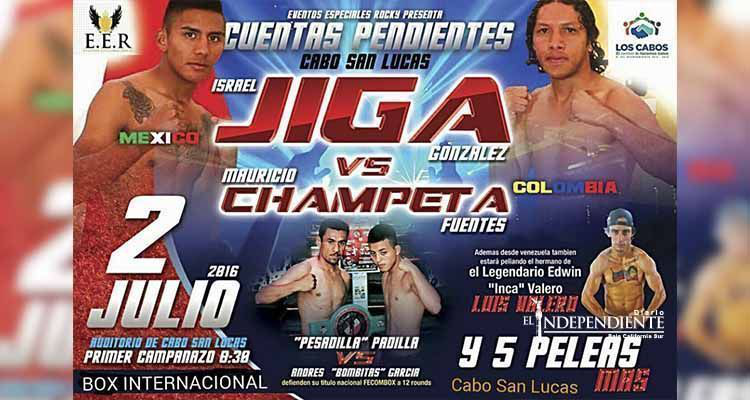 Anuncian en Los Cabos velada boxística México Vs Colombia