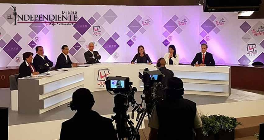 Seguridad y apoyos, temas centrales del debate de candidatos al Edomex