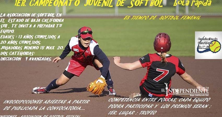 Proyectaremos al softbol en todo BCS: Rosario Ojeda