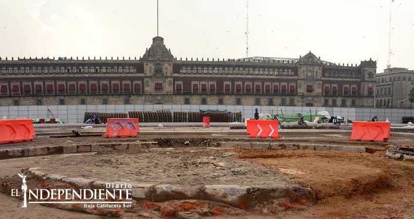 Descubren bajo tierra 'zócalo' original de la CDMX
