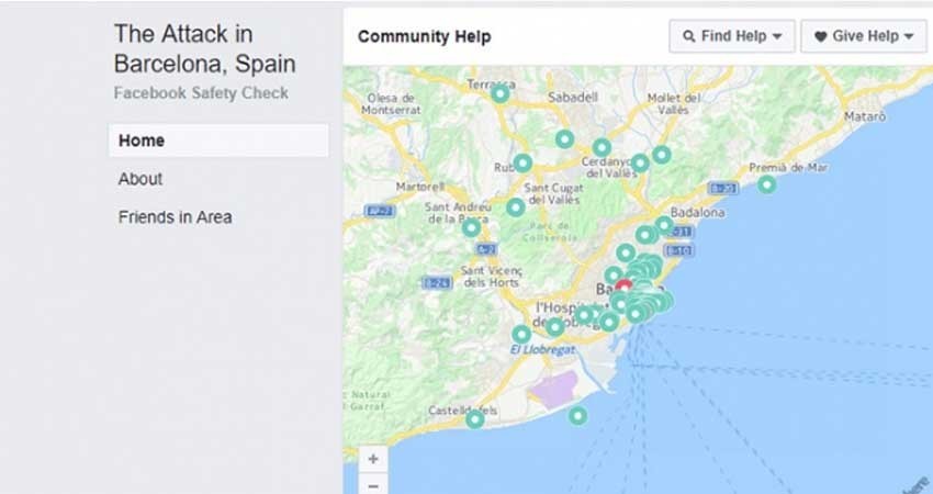Facebook activa 'Safety Check' en Barcelona; usuarios ofrecen ayuda