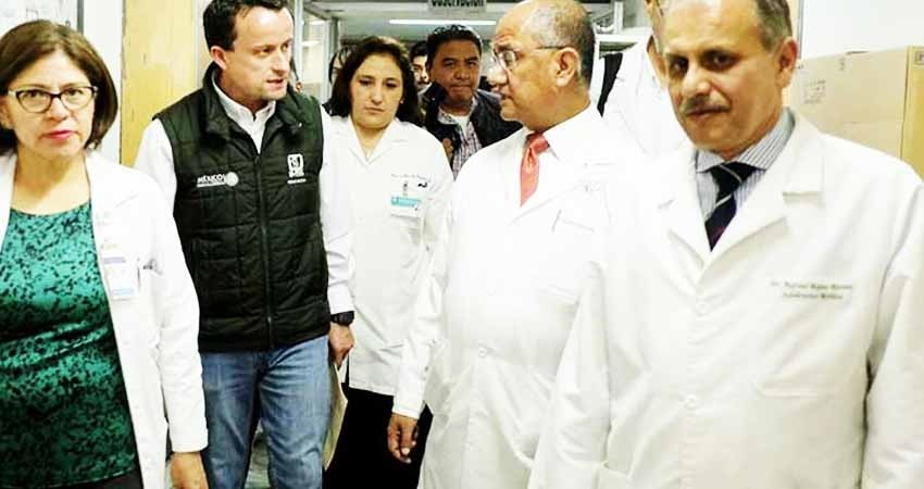 Evalúa el director del IMSS los daños en La Raza, tras el sismo
