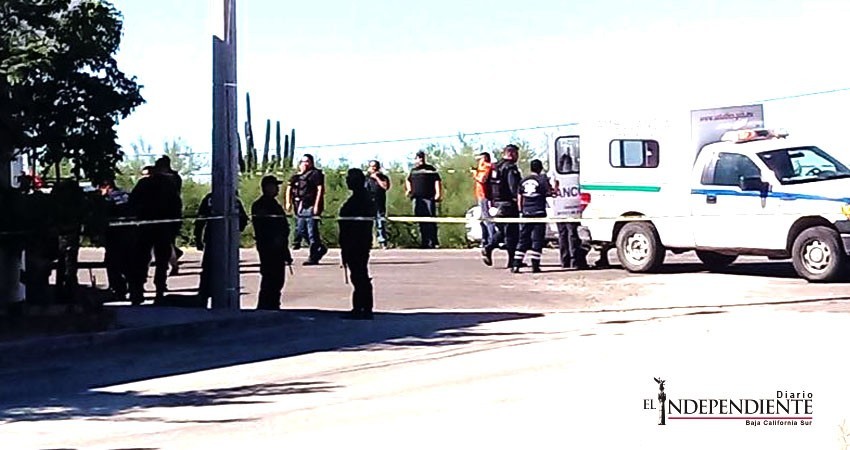 Asesinan a una persona en la colonia La Fuente de La Paz