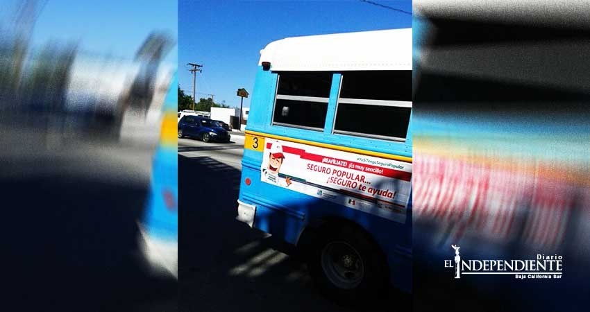 Continúa la negligencia del transporte urbano de Sitio La Paz