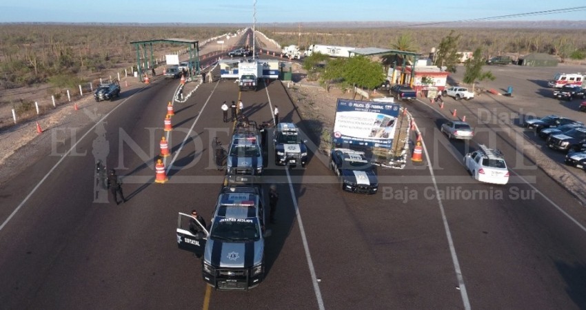 Seis prófugos de la justicia  han sido capturados  en módulos de revisión secundaria de Los Cabos y La Paz