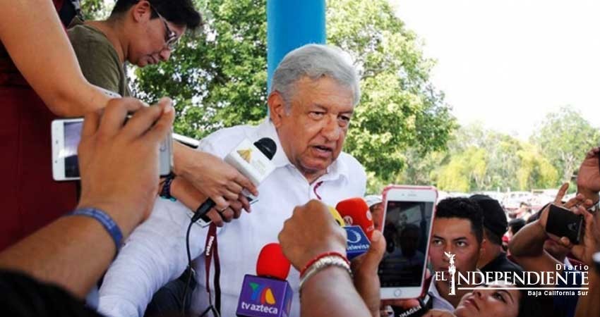 Nadie se atreve a cucharear encuestas para ponernos abajo: AMLO