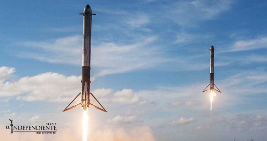 Video: Impresionante aterrizaje de los propulsores del Falcon Heavy