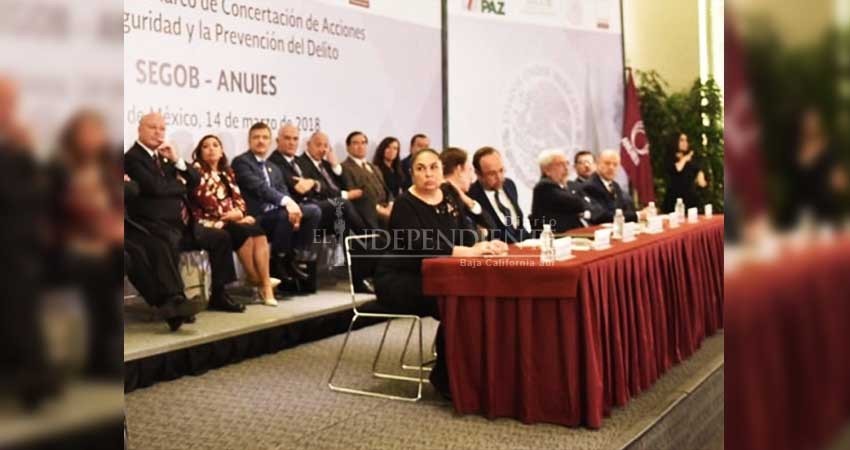 Gobernación y universidades firman acuerdo de seguridad