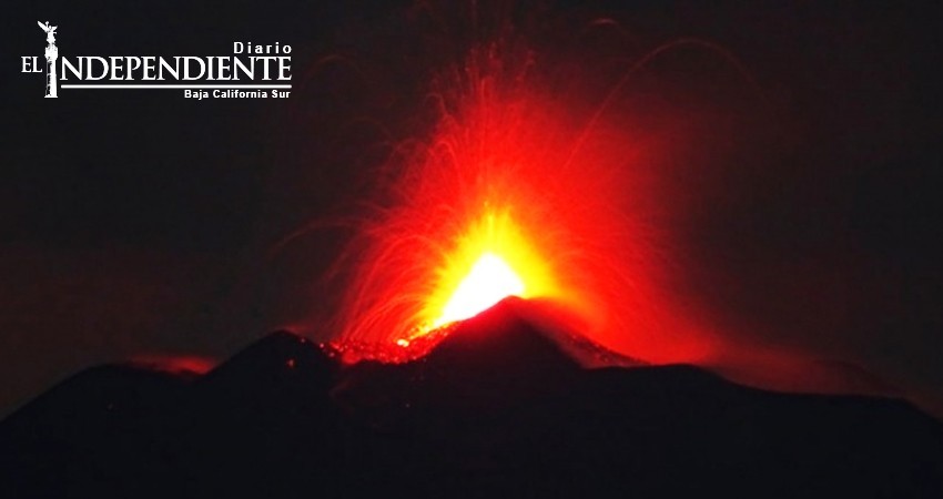 Se registra espectacular erupción en volcán Etna