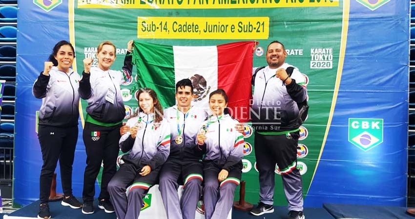 Suman karatecas Sudcalifornianos primeras medallas en Brasil