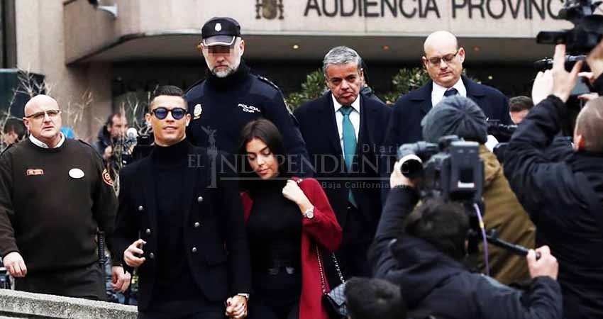 'Todo perfecto'; Cristiano tras condena de 23 meses de cárcel y 18.8 mde