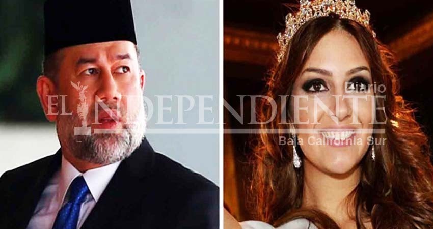 Exrey de Malasia se divorcia de Miss Moscú; renunció por ella al trono