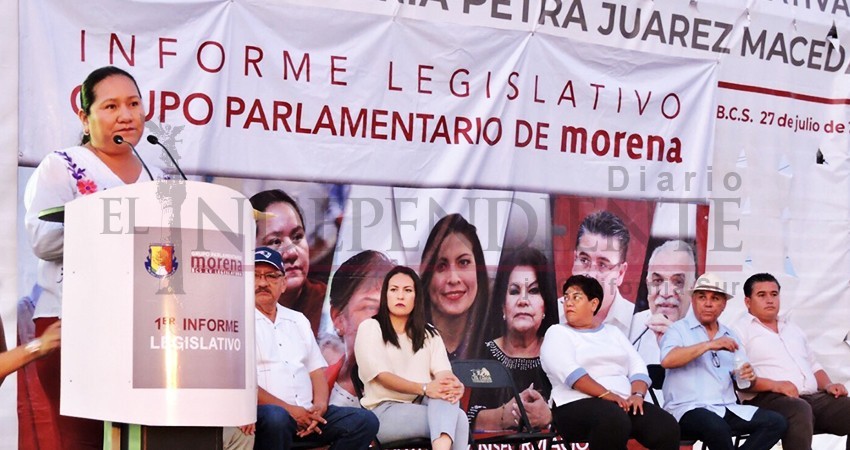 Llama la legisladora Petra Juárez a la defensa de la honestidad, justicia y democracia