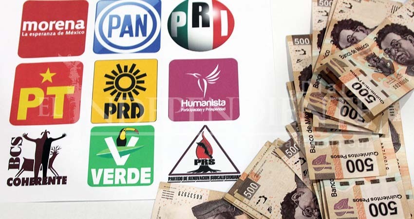 Ya pueden regresar los partidos políticos de BCS parte del recurso público que se les otorga