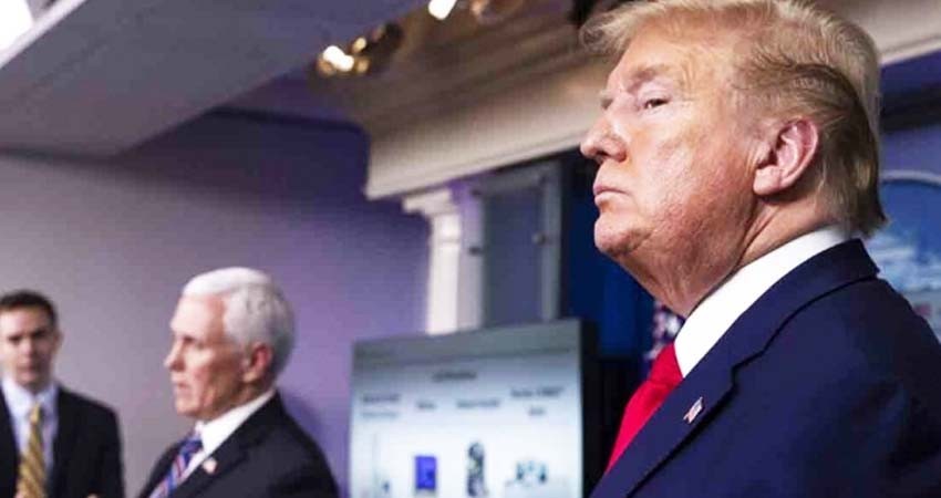 Pence se aleja de Trump tras coronavirus en la Casa Blanca