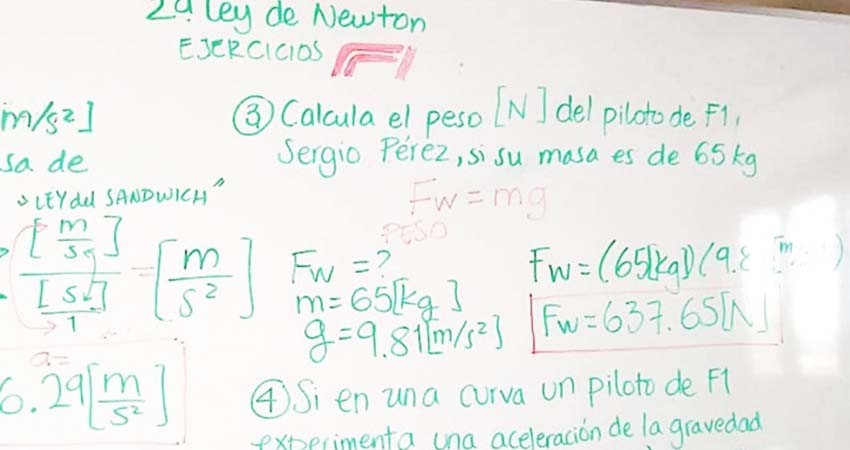 Carrera de F1 sirve de apoyo en el aula