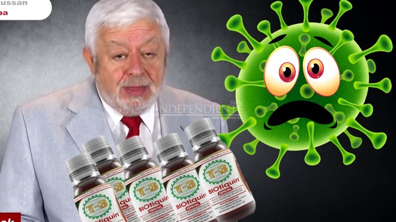 Aseguran producto Biotiquin por promover cura al COVID-19