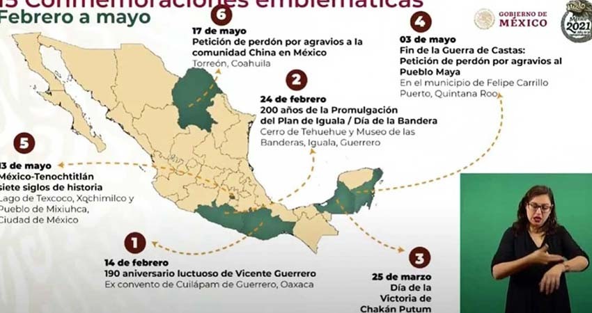 Alistan 15 celebraciones históricas este 2021; checa cuáles son