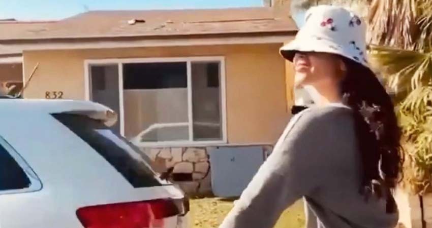 Y cuando Eiza González pedaleaba muy glamorosa...