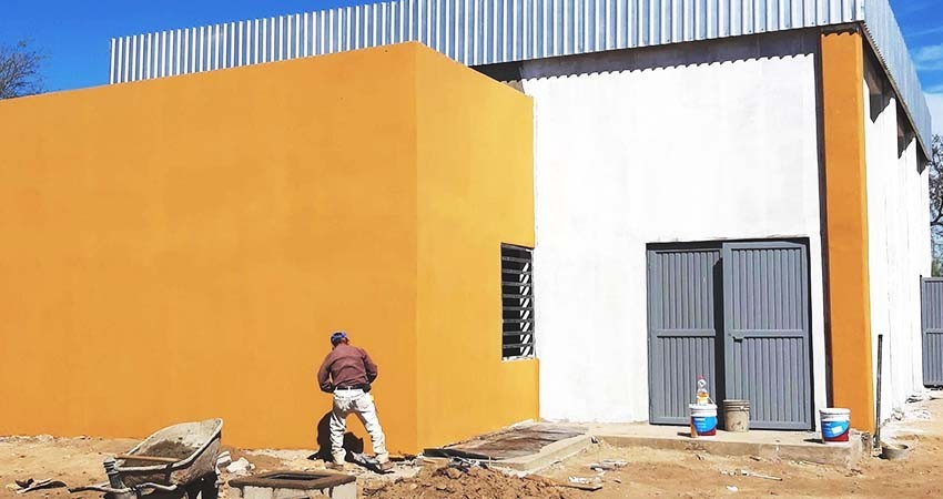 Con un 80%  de avance la construcción del gimnasio de Box Municipal