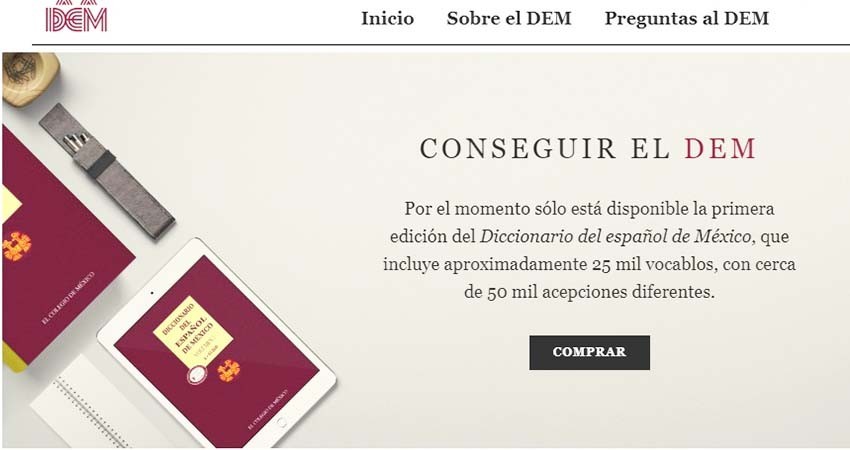 Dan a conocer la nueva versión digital del Diccionario del español de México