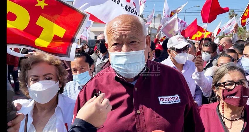 “Registramos una causa, una lucha por la gente”: Castro Cosío oficializa su aspiración por la gubernatura de BCS