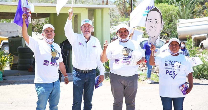 Con trabajo y con el apoyo de la sociedad, Mulegé va a vibrar alto: Adonai Carreón