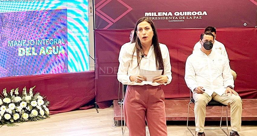 Para su mejor desarrollo, presenta Milena Quiroga Plan de Bienestar para La Paz