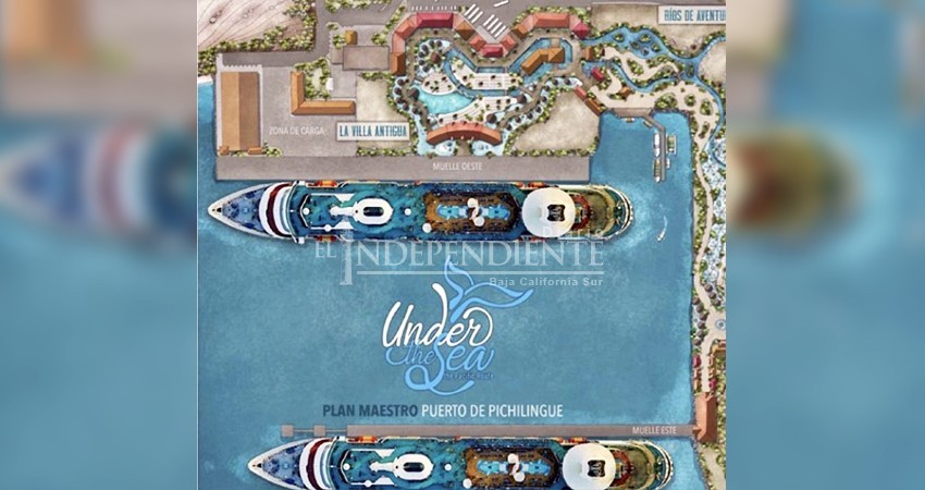 "Bajo del Mar": el puerto de cruceros que construirán en Pichilingue