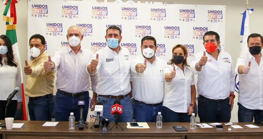 Senadores del PAN y PRI auguran triunfo de Ricardo Barroso y condenan agresión a su hijo