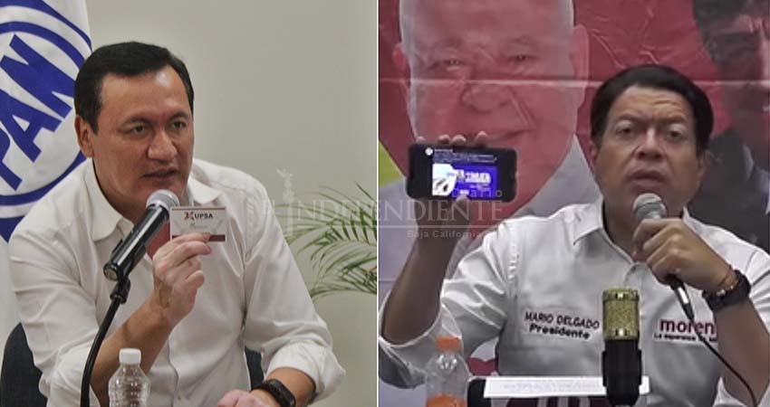 “No somos iguales”, líder de Morena asegura que “las tarjetas azules” sí son delictivas