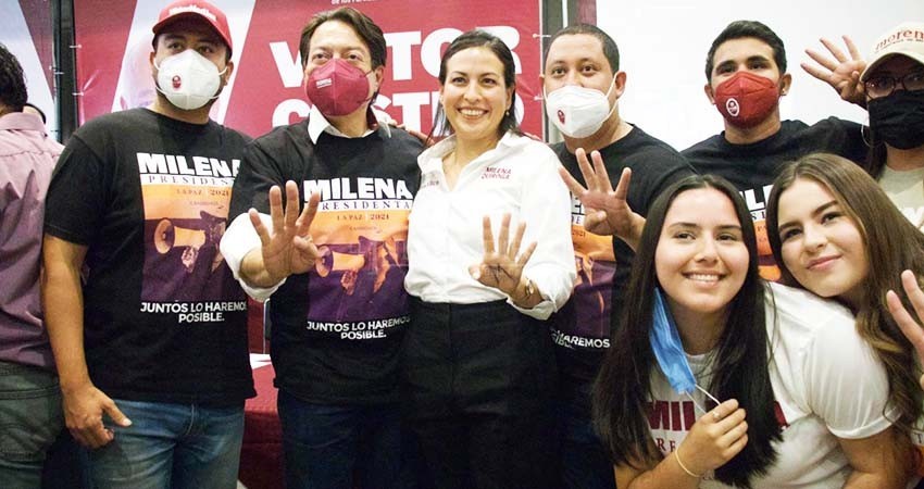 Con el activísimo de los jóvenes, MORENA ganará: Milena Quiroga