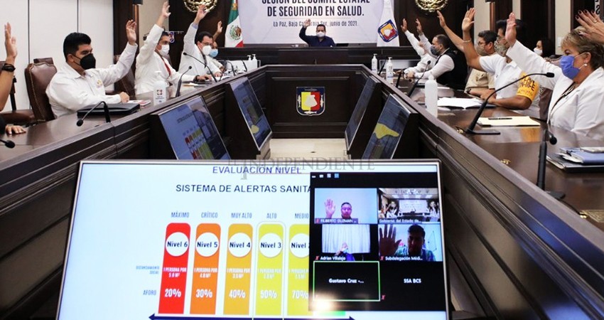 BCS permanecerá en nivel 3 del Sistema Estatal de Alertas Sanitarias