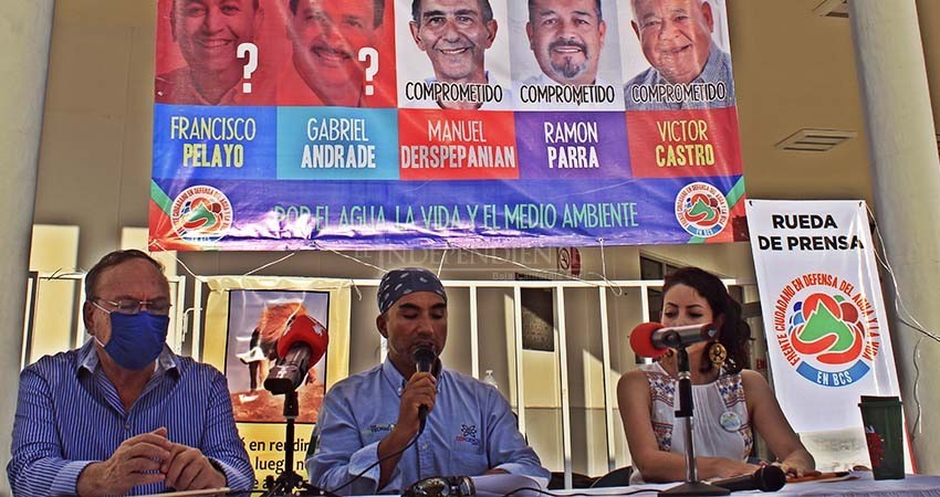 No todos los candidatos firmaron para cuidar y defender el agua de BCS: Freciudav