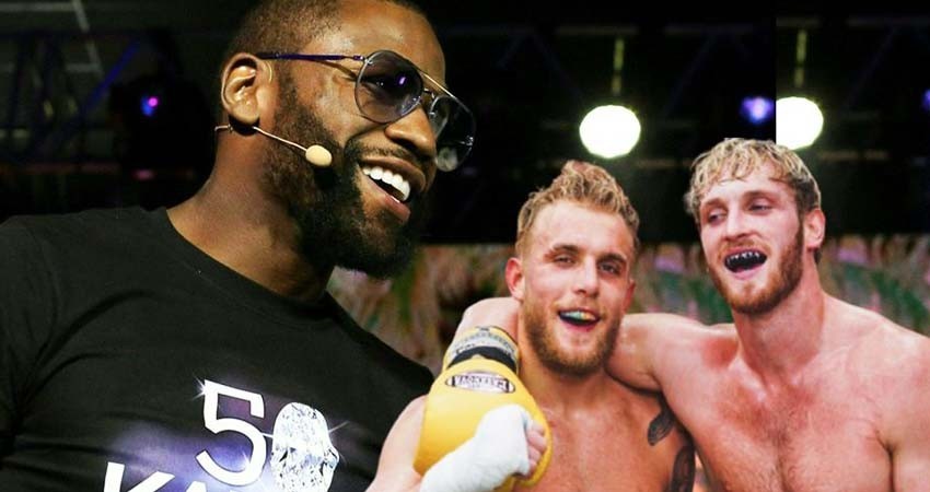 ¡Ya le gustó! Mayweather apunta a pelear contra Jake Paul, tras enfrentar a Logan
