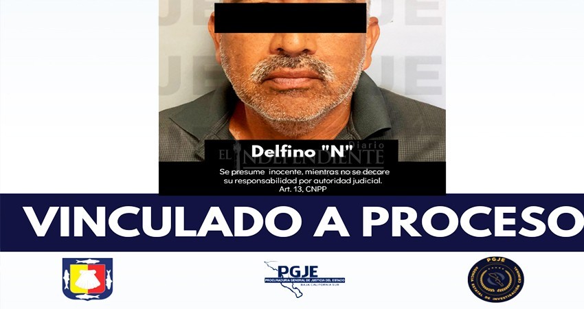 Por el delito de feminicidio Delfino “N” de CSL, quedó en prisión preventiva