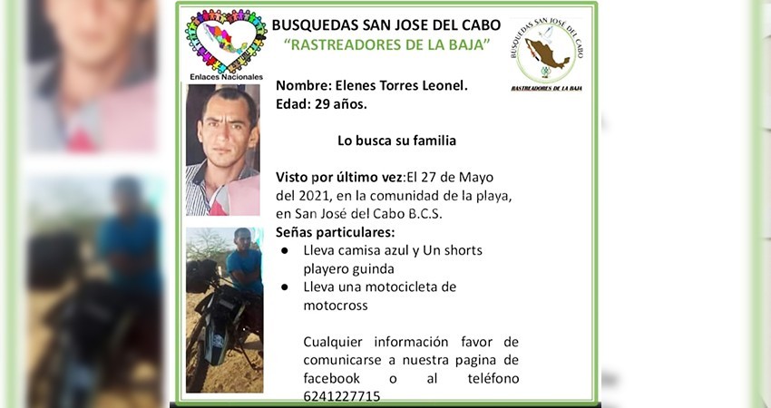 Continúan desapariciones en SJC; buscan a otra persona de la comunidad La Playa