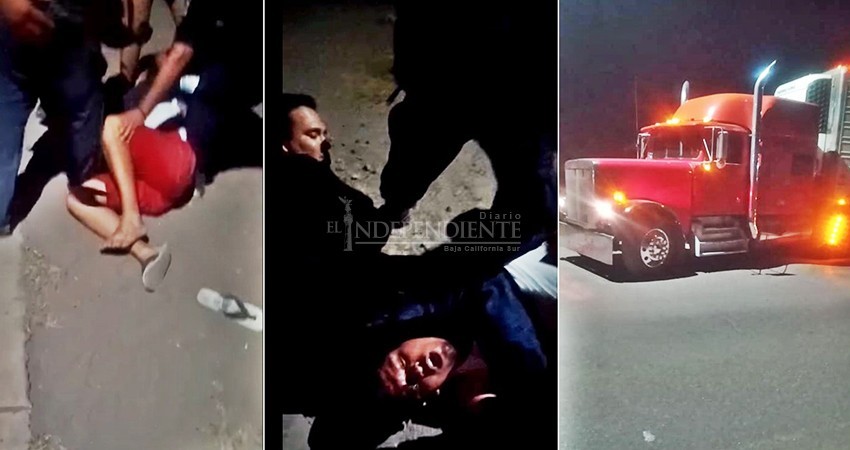 Policías de Mulegé detienen, esposan y arrestan a camionero por pararse a comprar pan