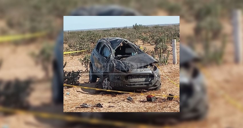 Otro deceso por volcadura; muere mujer cerca de Santa Rita