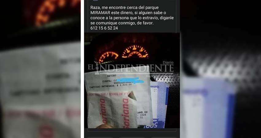 UNA BUENA ACCIÓN…Vecino de Santa Fe devuelve sobre con dinero encontrado en un parque