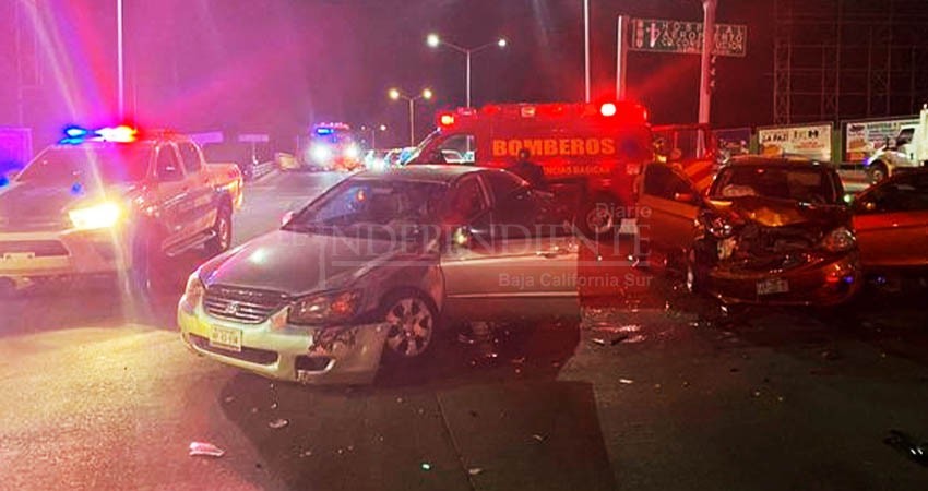 Accidentes viales dejan dos lesionados en calles de La Paz 